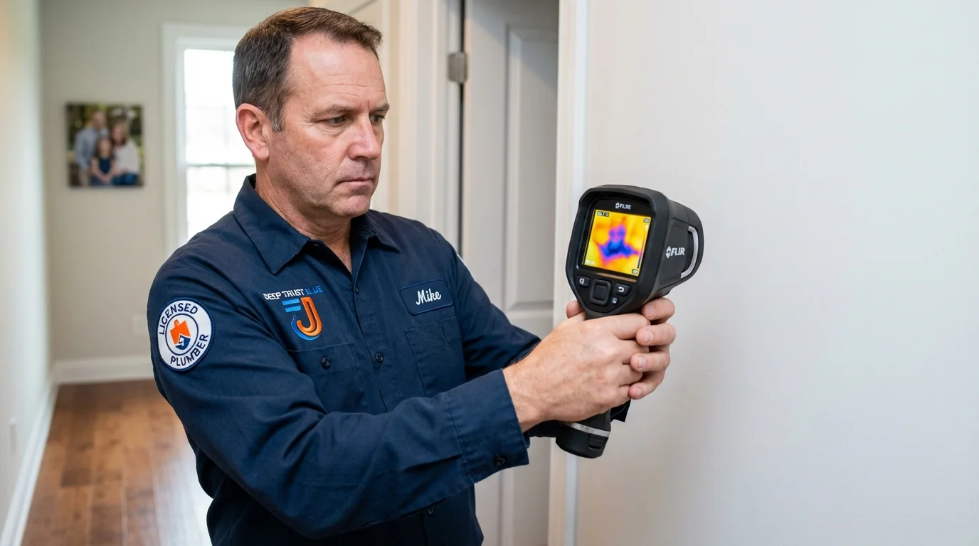 Thermal imaging leak detection by Johns Plumbing LLC in Riva